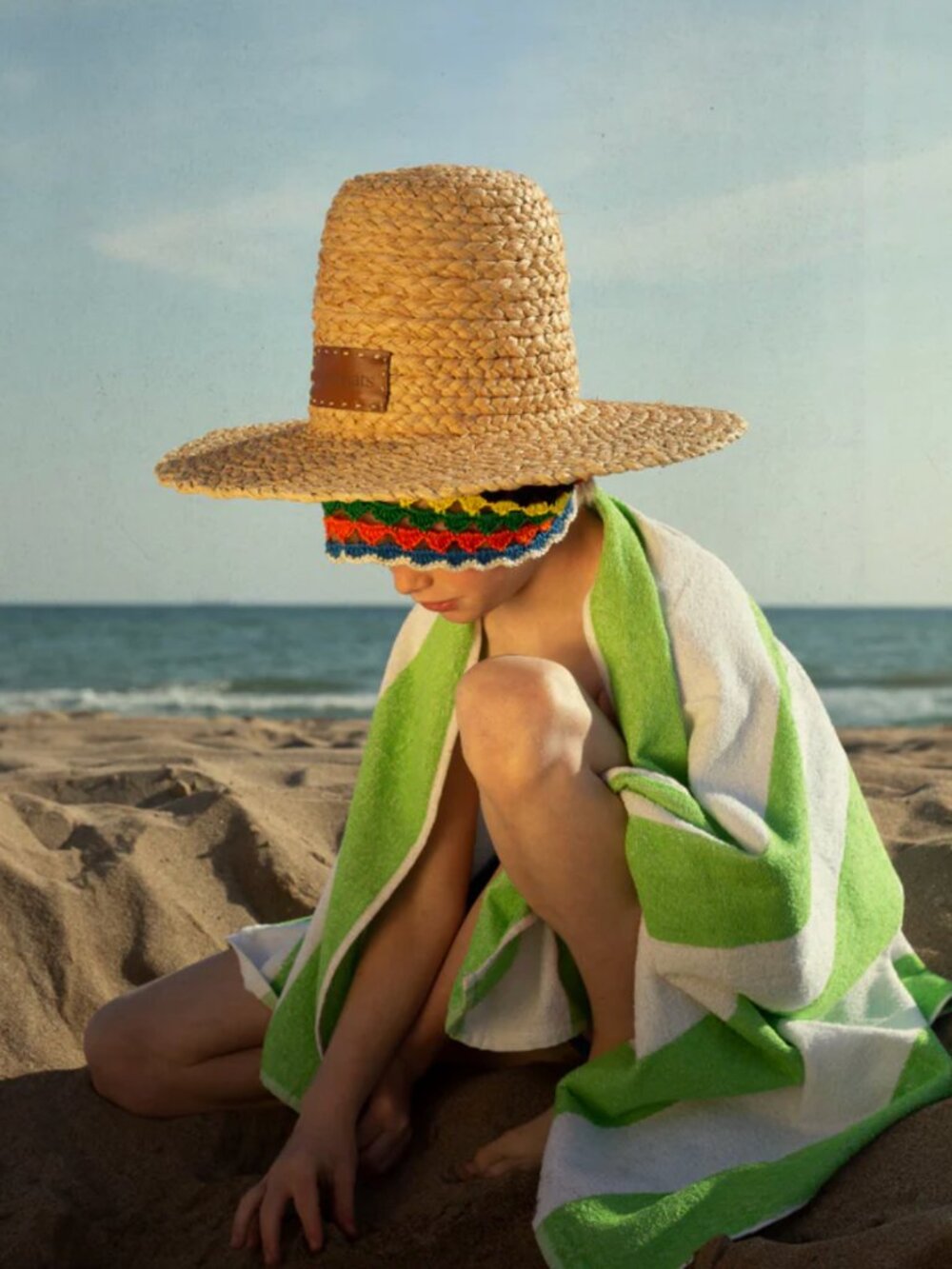 Pascua tall crown raffia hat by Pardo Hats - Picture 11 of 11